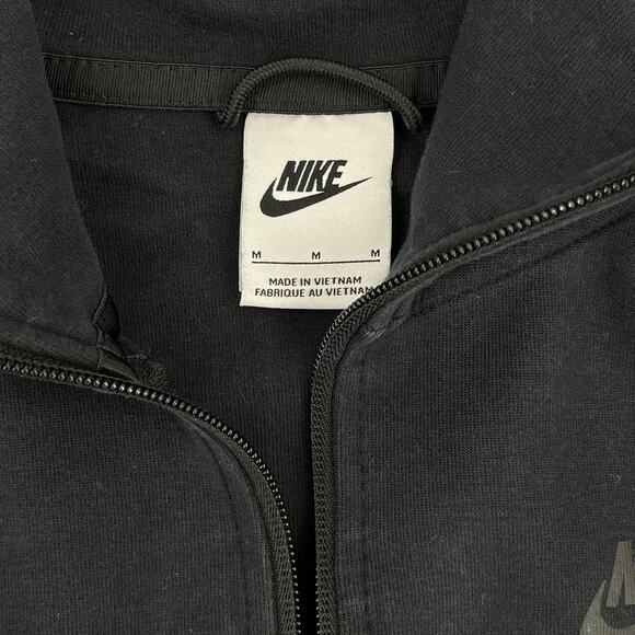 Nike Womens Tech Fleece Cropped Full Zip Hoodie Size M - Picture 4 of 4